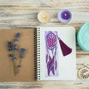 5D Diamond Painting Leather Shiny Bookmark Book Marks For DIY Craft w/ Tassel