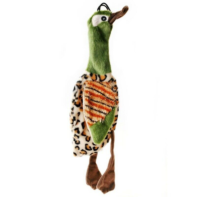 Pet Dog Puppy Cute Squeak Plush Bird Stuffing Interactive Sound Play Toys-G S9C4