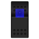 12V 20A Blue LED Light 3-Pin Rocker Switch Waterproof For Cars Boats Truck