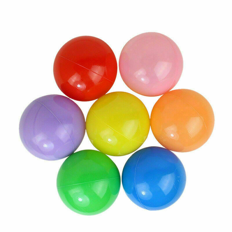 10x Plastic Ocean Ball Ocean Swim Toys Random Color Soft Baby Kid Toys