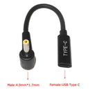 Type-C Female To Male Plug Elbow With PD Chip Short Interface Laptop Adapter