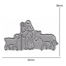 Christmas Metal Embossing Cutting Dies DIY Scrapbooking Album Card (H1240) A