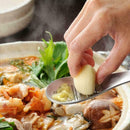 Stainless Steel Ginger Grater Spoon Garlic Press Kitchen Y6Q9 New Peeler E5H6