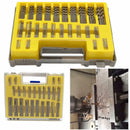 150pcs HSS High Speed White Steel Twist Drill Metal Bit Set For Rotary To YUJ