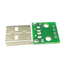 10pcs Micro USB 2.0 Male Head Socket To DIP 2.54mm Pin 4P Adapter Board