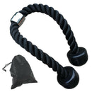 Universal Tricep Rope Pull Down Handle, 27'' Nylon Rope, Easy to Grip & Non Slip