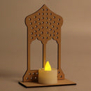 Ramadan Wooden Eid Mubarak Decoration For Home Moon Islam Mosque Muslim Woo