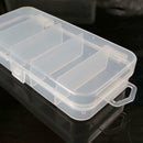 5 Compartments Fishing Tackle Box Fish Lure Hook Bait Storage Case Organizer