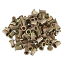 M4 Flat Head Blind Rivet Nuts 100 pcs C7T2