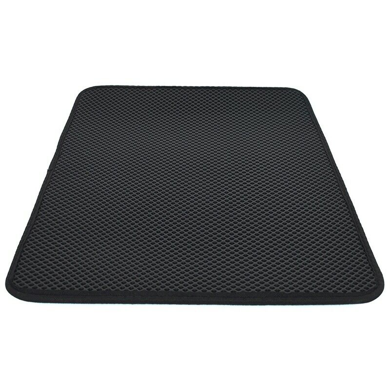 Pet Cat Litter Mat EVA Double-Layer Cat Litter Trapper Mats with Waterproof