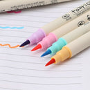 10 Colors Watercolor Marker Pen Soft Brush Calligraphy Sketch Painting Drawing