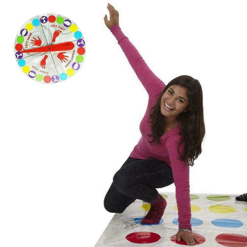 Board Game Twist Indoor Parent-Child Sports Body Twist Mat Fun Interactive E1M9