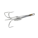 Stainless Steel Fishing Hooks 5 Claw Hooks Hooks with Barb Fishing Tackle