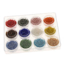 3600Pcs 2mm Round Czech Glass   Spacer Beads Jewelry Making DIY Crafts