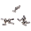 5 x Column Metal Magnetic Clasp Connector 0.31x0.16"