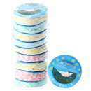 10pcs Magic Compressed Travel Towels non woven washcloths. O7H4