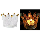 Crystal  Votive Tealight Candle Holder Ashtray Desktop Home Office