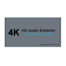 4K HD Splitter Audio Extractor 1 IN 2 OUT HDMI to Optical Spdif Video Extractor
