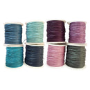 8 Rolls 80 Meters Waxed Cotton Cord String for Handmade Jewelry Making 1mm