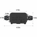 IP66 Waterproof Outdoor 2 Cable PG9 Black Plastic Connector Gland Electrica R5J2