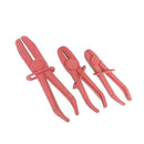 3pcs Hose Clamp Tools Set Coolant Fuel Pipe Brake Fluid Flexi Red Hoses P6O3