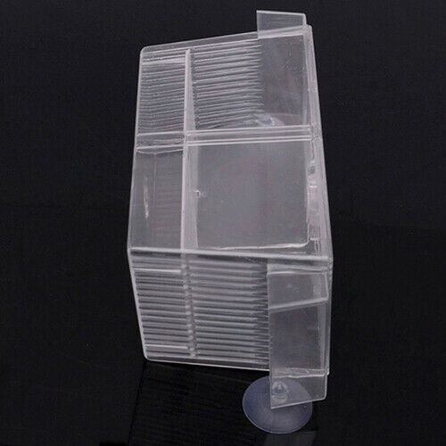Aquarium Fish Tank Guppy Double Breeding Breeder Rearing Trap Box Hatchery Delux