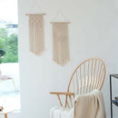 2 Pcs Macrame Wall Hanging Decor Woven Wall Art Macrame Tapestry Boho Chic