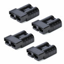 Black 4x Battery Quick Connector 50A 8AWG Plug Connect Disconnect Winch Trailer