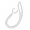 Replacement Spare Earhook Bluetooth Headset Ear Hook Loop Earloop 10mm