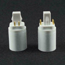 1x G24q 4 Pin 15mm To E27 E26 Screw LED Light Bulb F4Z7 Lamp Converter H Ad R8H2