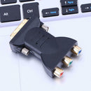 24+5Pin DVI Male to 3 RCA Female Port A/V Converter Adapter Cable Connector