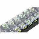 5 Pcs 600V 15A 6 Positions 2 Rows Barrier Screw Terminal Block Strip w Cove B7Y2