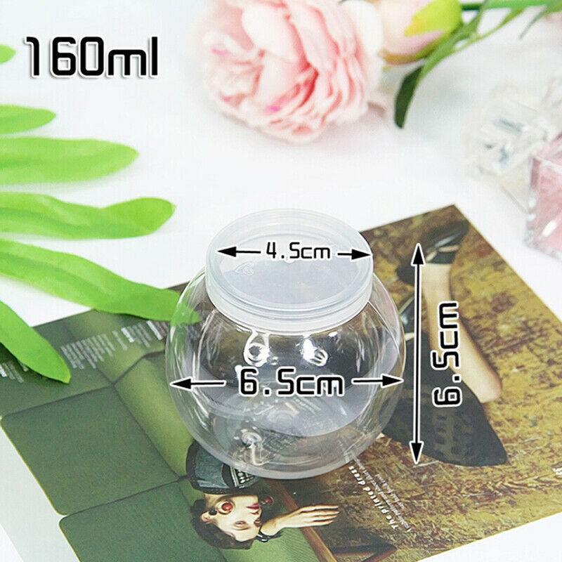 1Pc 160ML Round Ball Storage Container Organizer Box For Light Clay Foam Mud3C