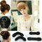 3 Pcs Set Hair Fast Bun Magic Foam Sponge Hair Tool Bun Maker T Plate M4Q1 O4S9