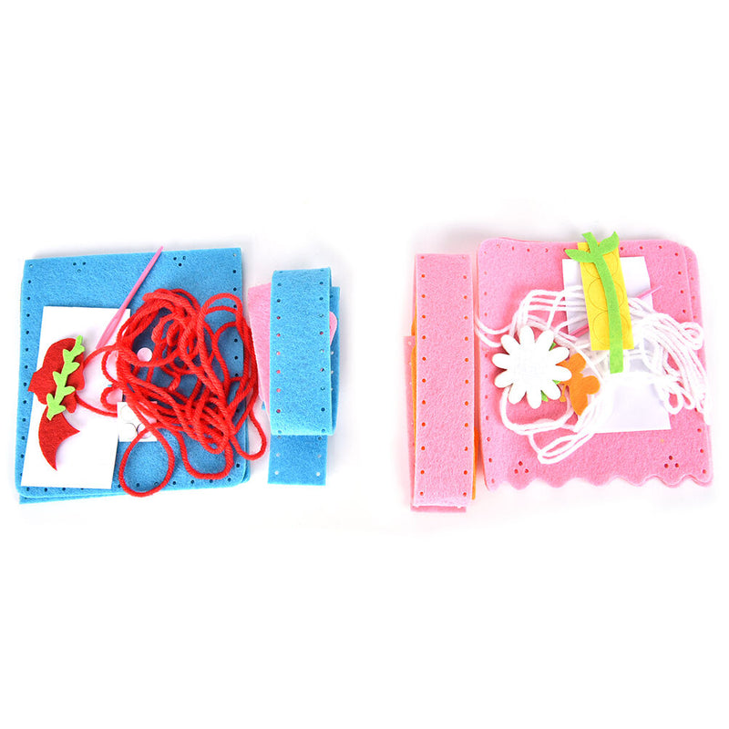 1 Pcs Non-woven Cloth Bag Cartoon Handmade DIY Applique Bag Crafts Kids Toys ME
