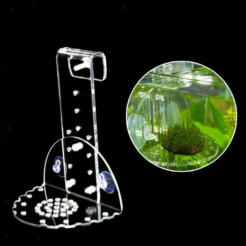 Fish Tank Water Plants Vase Holder,Aquarium Platform Made of Strong Acrylic