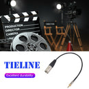 3.5mm TRS Male to XLR Male Cable for Wireless Microphone Receiver Camcorder