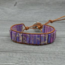 Imperial Stone Hand-Knitted Single-Layer Leather Creative Ethnic Style Pers