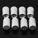 8PCS CHROME Car Auto Motorcycle Bike Wheel Tire Tyre Dust Valve Stem Cap  MUQ