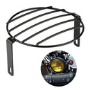 Motorcycle Headlight Cover-7Inch Retro Old School Metal Motorcycle Grill Si