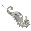 Retro Women Crystal Animal Sea Horse Men Brooches