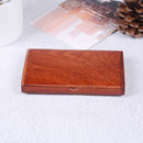 1pc Redwood Name Card Business Card Holder Handmade Box Storage id credit caseME