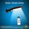 Solar Street Night Light 100COB Motion Sensor IP65 Wall Lamp (with Remote) A