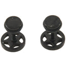 Male female jewelry earrings star pentagram amulet ear plugs stainless stee L1X3