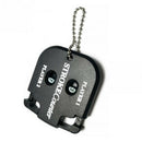 Golf Square Scorer Golf Double-Sided Small Scorer Golf Counter Key Chain I8C1