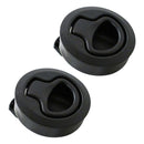 2 x Nylon Marine Boat 2'' Flush Pull Hatch Slam Latch Lift Handle for Boats Door