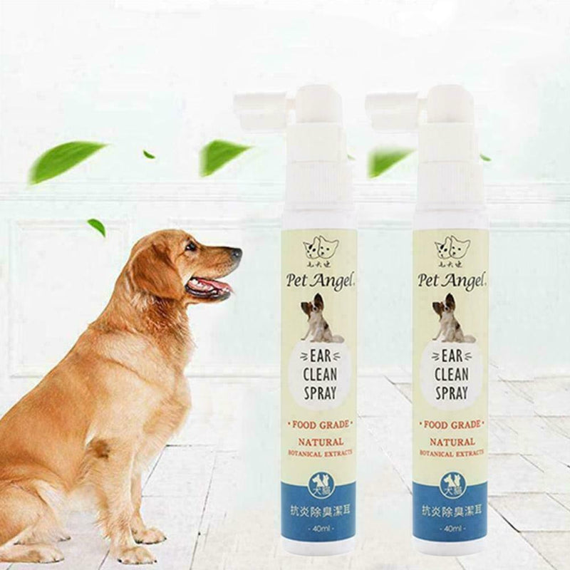 Cat Dog Ear Cleaner Pet Ear Drops Liquid For Infections Mites Control Yeast L2A7