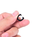30pcs Black  Bicycle  C-Clips Buckle Hose Brake Gear Cable Housing Guide 3C