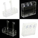 Pack of 2,Aquarium Clear Acrylic Rectangle Containers Plant Cup