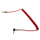 3.5mm Auxiliary Audio Male to Male Cable 90 Degree Right Angle Red